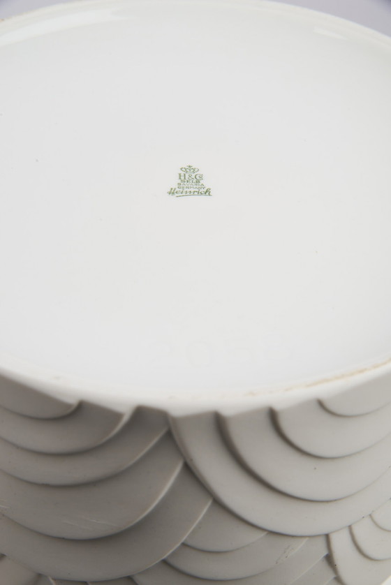 Image 1 of Heinrich H&C Selb Bisquitporzellan OP Art Vase