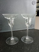 2x Kristallleuchter/Kerzenhalter von KROSNO