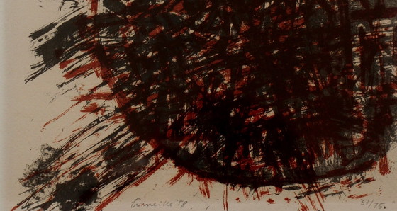 Image 1 of Corneille – Gerahmte Lithographie: ohne Titel – 1958