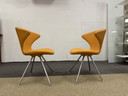 2 Tonon Concept Stühle Orange 