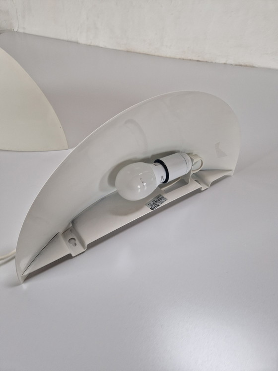 Image 1 of Paar seltene weiße V608-Wandleuchten von IKEA