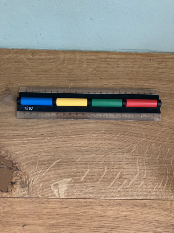 Image 1 of Set mit Schreibtischzubehör im Memphis -Stil von Tino