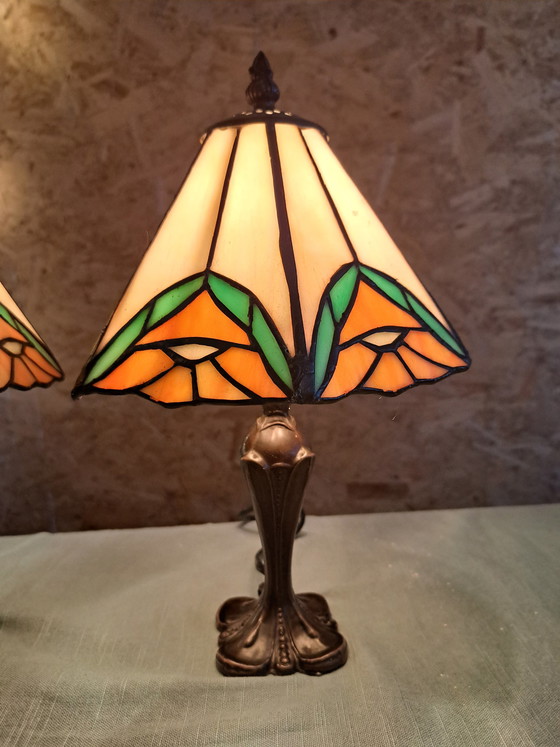 Image 1 of 2x Vintage Tischlampe