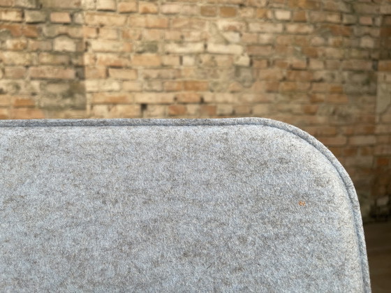 Image 1 of Ligne Roset Felt Chair blau - Stuhl