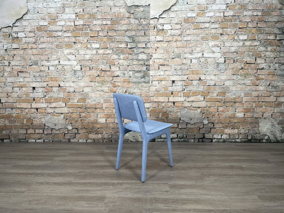 Image 1 of Ligne Roset Felt Chair blau - Stuhl