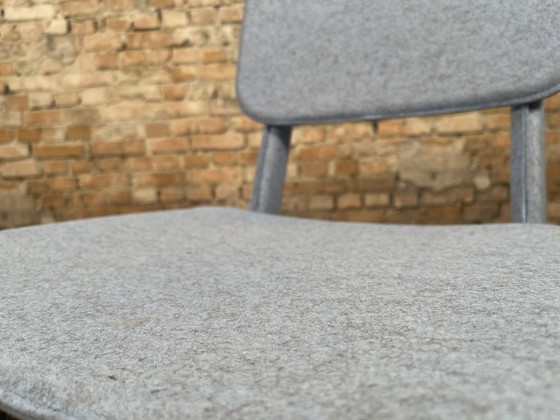 Image 1 of Ligne Roset Felt Chair blau - Stuhl