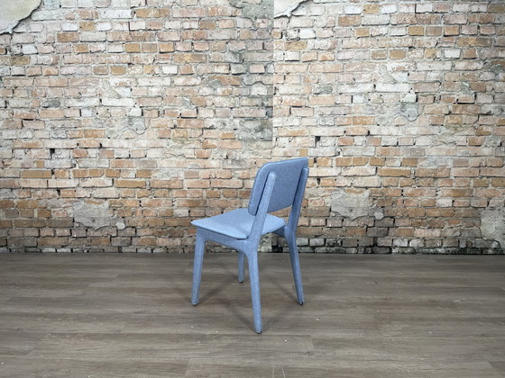 Image 1 of Ligne Roset Felt Chair blau - Stuhl