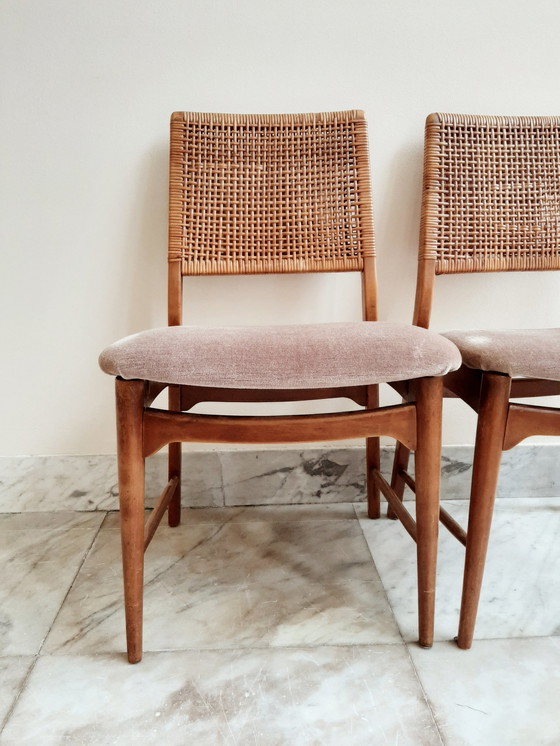 Image 1 of 2x E. Knudsen Stühle für Jensen & Lykkegaard Stuhl