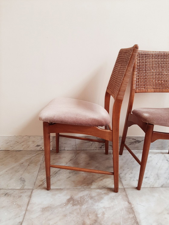 Image 1 of 2x E. Knudsen Stühle für Jensen & Lykkegaard Stuhl