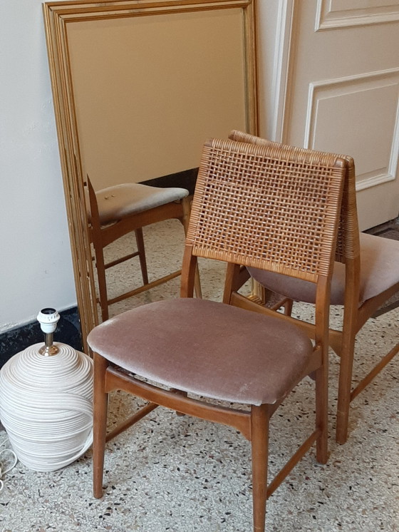 Image 1 of 2x E. Knudsen Stühle für Jensen & Lykkegaard Stuhl