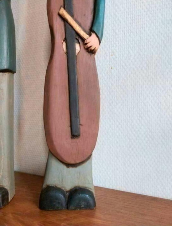 Image 1 of Malin Artisticos Künstlerische Holzfiguren-Skulpturen.