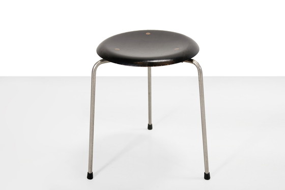 Image 1 of Früher schwarzer Arne Jacobsen DOT 3170 Hocker