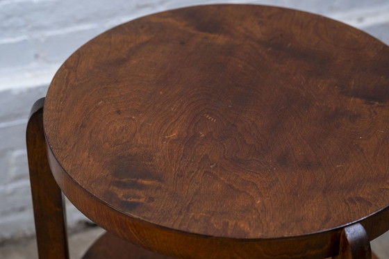 Image 1 of Beistelltisch aus gebeizter Birke, Dänemark der 1930er Jahre