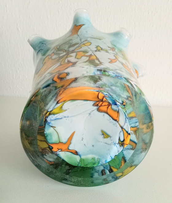 Image 1 of Vintage Amalfi Faltvase Taschentuchvase