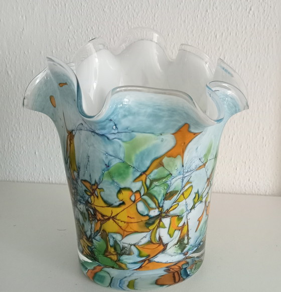 Image 1 of Vintage Amalfi Faltvase Taschentuchvase