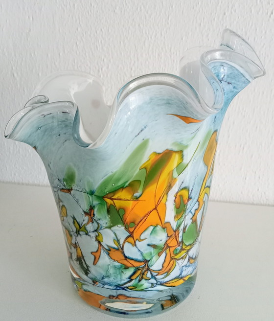 Image 1 of Vintage Amalfi Faltvase Taschentuchvase
