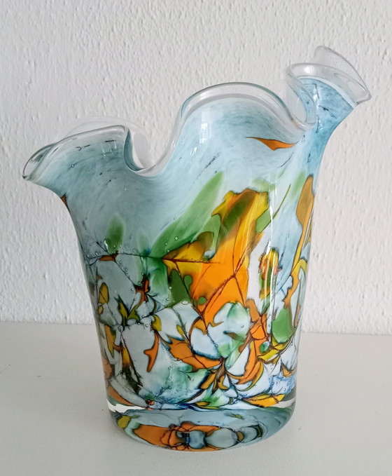 Image 1 of Vintage Amalfi Faltvase Taschentuchvase