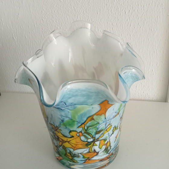 Image 1 of Vintage Amalfi Faltvase Taschentuchvase