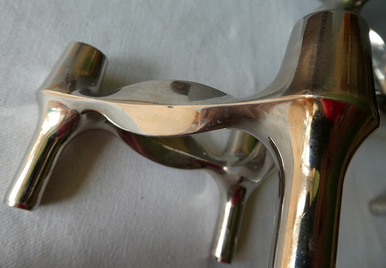 Image 1 of 3 Stoff/Nagel kandelaar