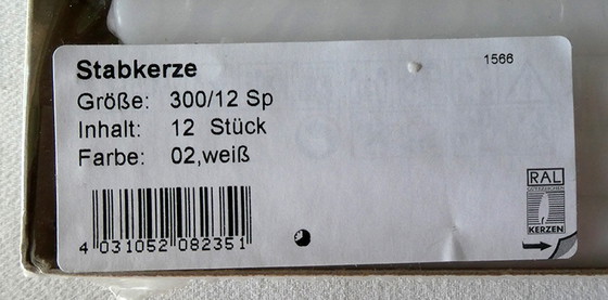 Image 1 of 3 Stoff/Nagel kandelaar