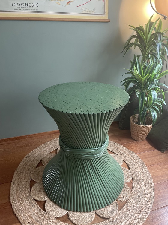 Image 1 of McGuire Esstisch aus Rattan