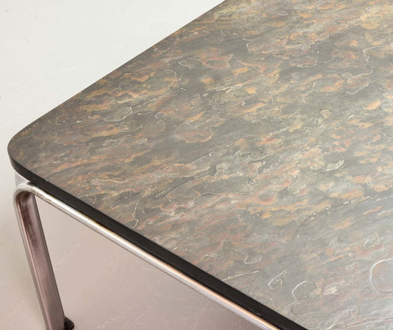 Image 1 of Heinz Lilienthal Schiefer Blackstone rechteckiger Couchtisch