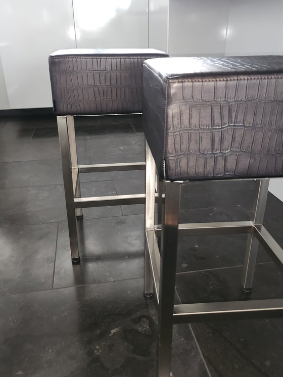 Image 1 of 2x Pedrali Barhocker Würfel 1402