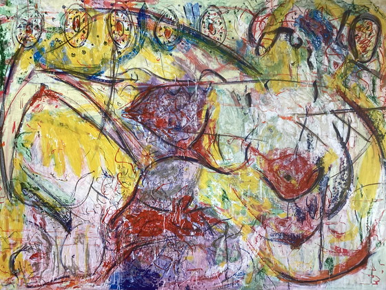 Image 1 of 3x Fons Schobbers - Marienlied Siebdruck