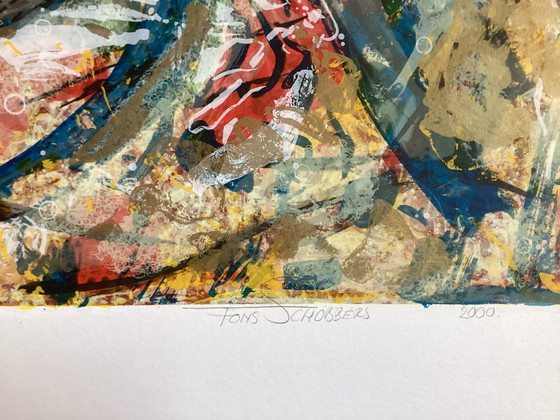 Image 1 of 3x Fons Schobbers - Marienlied Siebdruck