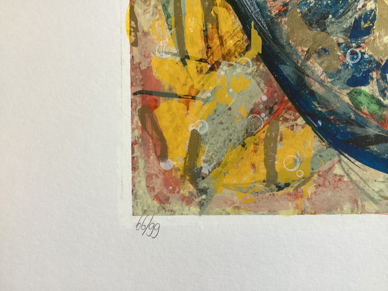 Image 1 of 3x Fons Schobbers - Marienlied Siebdruck