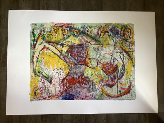 Image 1 of 3x Fons Schobbers - Marienlied Siebdruck