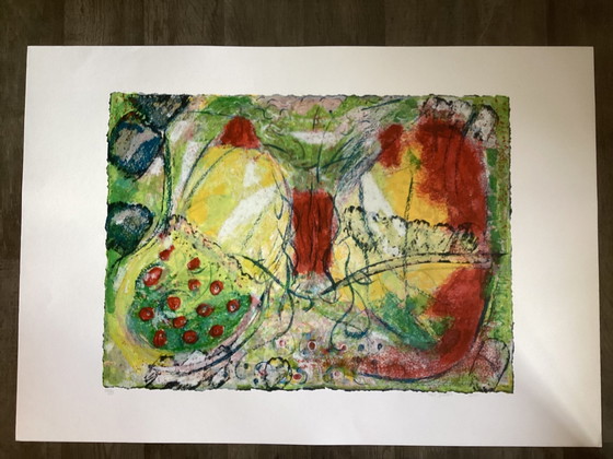 Image 1 of 3x Fons Schobbers - Marienlied Siebdruck