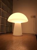 Glashütte Limburg Pilzlampe Glas XL
