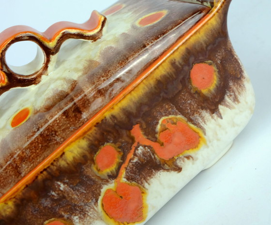 Image 1 of Art Deco Keramik-Keksdose mit Deckel