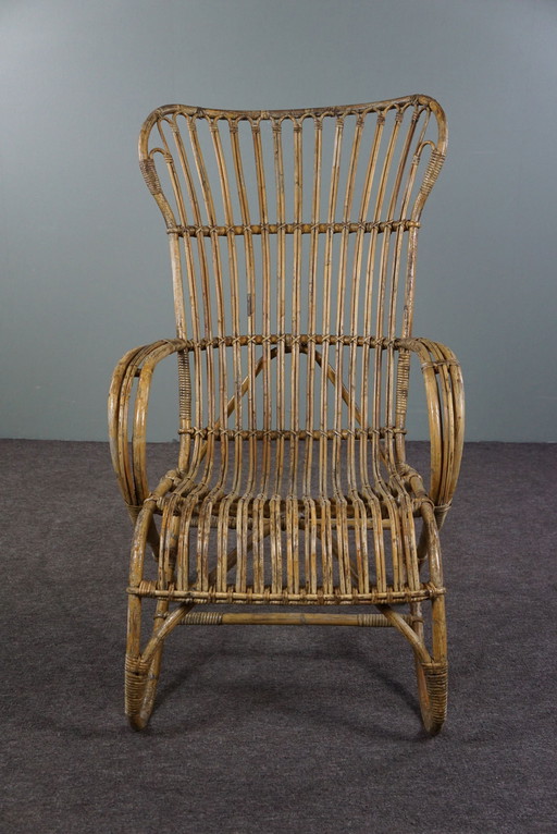 Belse 8 Sessel mit hoher Rückenlehne, Dutch Design, 1950