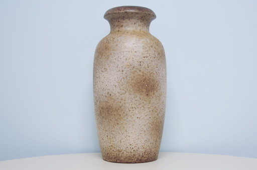 Braune und weiße westdeutsche Vase von Scheurich