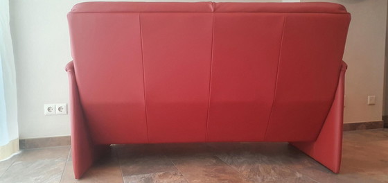 Image 1 of 2 Stück, 2-Sitzer Leolux-Bänke