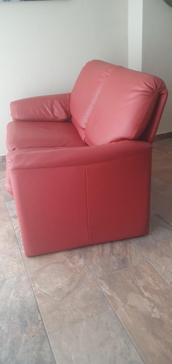 Image 1 of 2 Stück, 2-Sitzer Leolux-Bänke