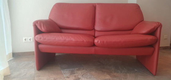 Image 1 of 2 Stück, 2-Sitzer Leolux-Bänke