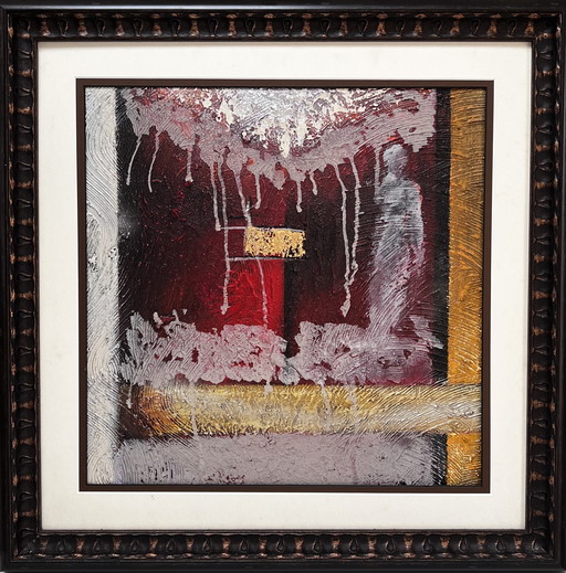 Henk van Hemert Acrylgemälde „Der goldene Traum“.