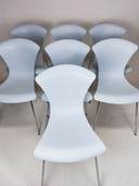 7x Kartell Nihau Esszimmerstühle von Vico Magistretti