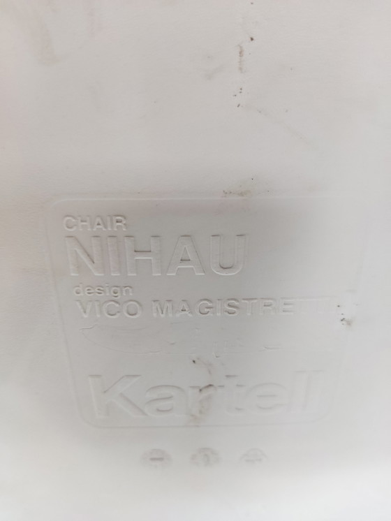 Image 1 of 7x Kartell Nihau Esszimmerstühle von Vico Magistretti