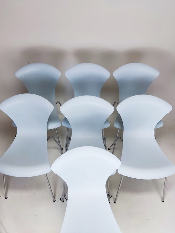 Image 1 of 7x Kartell Nihau Esszimmerstühle von Vico Magistretti