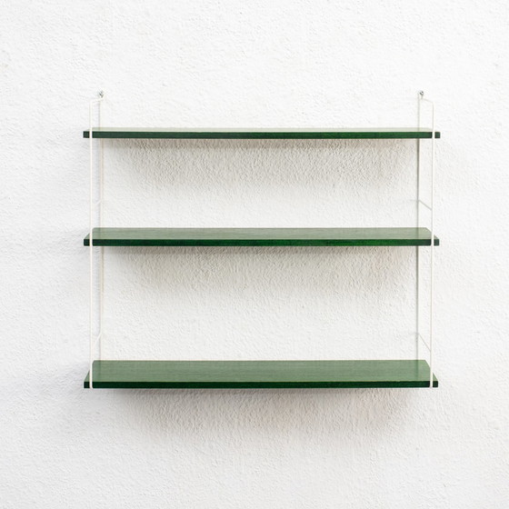 Image 1 of 60er Jahre Stringregal, grün