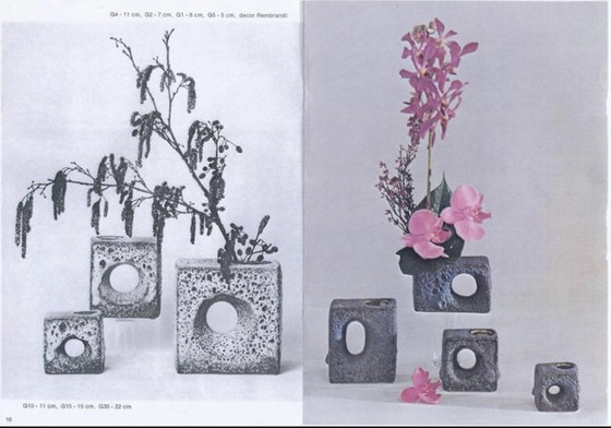 Image 1 of Strickjacke Gouda-Blockvase aus Keramik