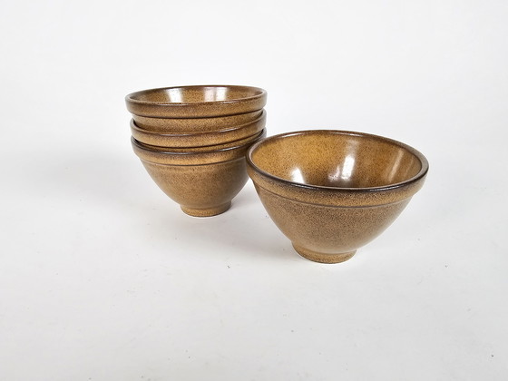 Image 1 of Potterie De Driehoek Huizen – Fokke Hamming – Modell Blaricum – 52-teiliges Geschirr – 1970er Jahre