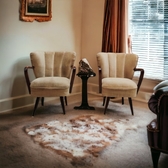 Image 1 of 2x Mid Century Sessel