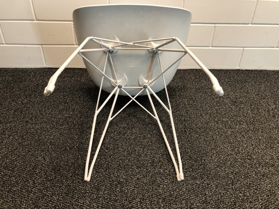 Image 1 of 5x Kubikoff Diamond Dimple Closed Chair weiß