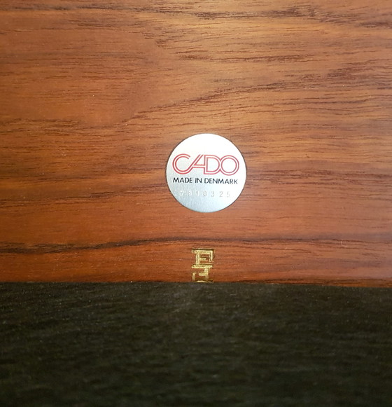 Image 1 of 2 x Ole Wanscher Senator Chairs aus Teak und Bouclé