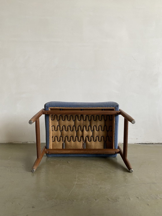 Image 1 of Arne Vodder Mid Century Hocker, Dänemark, 1950er Jahre